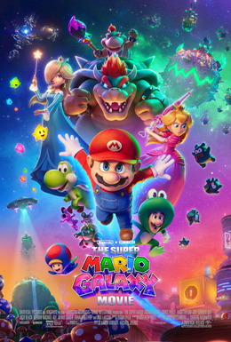 the super mario galaxy movie poster